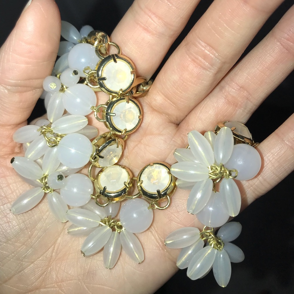 Beaded statement necklace